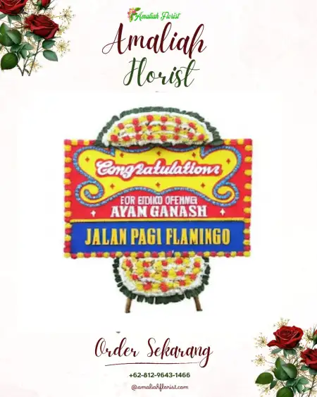 Sewa Papan Bunga Tambang Ayam